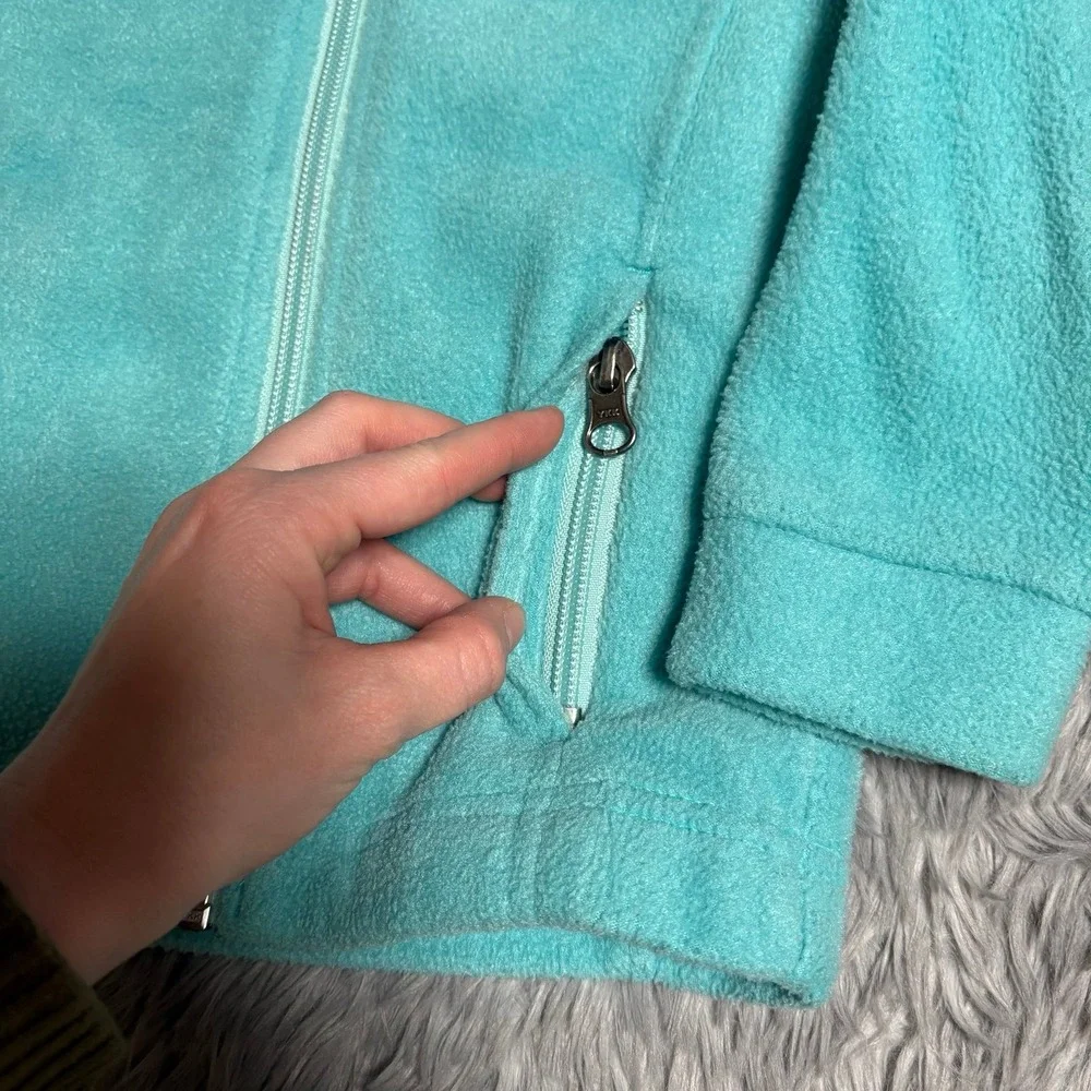 Columbia Fleece Jacket Turquoise Toddler 2T Unisex